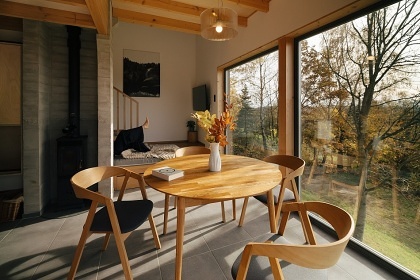 Wellness chata - Glamping s v�hledem - hrad Lipnice