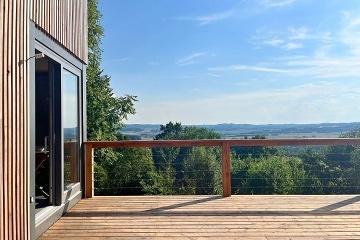 Wellness chata - Glamping s v�hledem - hrad Lipnice