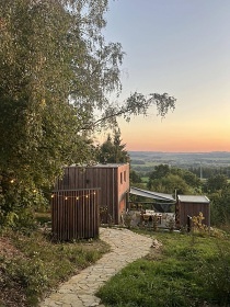 Wellness chata - Glamping s v�hledem - hrad Lipnice