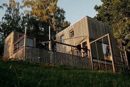 Wellness chata - Glamping s v�hledem - hrad Lipnice