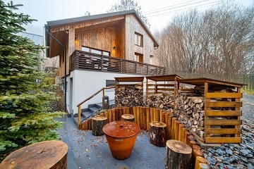 Wellness chata - pehrada Pastviny - Orlick hory