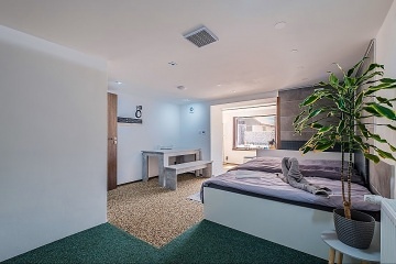 Apartm�nov� chata a baz�n - Jizerskohorsk� bu�iny