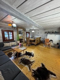 Rouben� chalupa s wellness - p�ehrada V�r