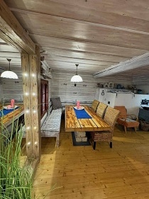 Rouben� chalupa s wellness - p�ehrada V�r