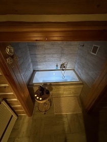 Rouben� chalupa s wellness - p�ehrada V�r