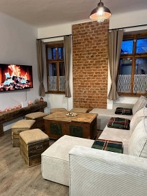 Wellness chalupa s baz�nem - v��ivka a koupac� sud