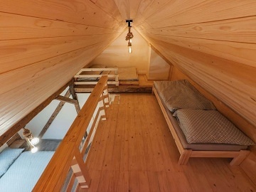 Wellness chalupa s baz�nem - v��ivka a koupac� sud