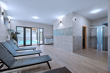 Wellness chalupa a vnit�n� baz�n - park Oslava