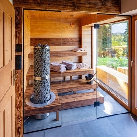 Roubenka se saunou na �umav� - Boub�nsk� prales