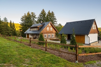 Roubenka se saunou na �umav� - Boub�nsk� prales