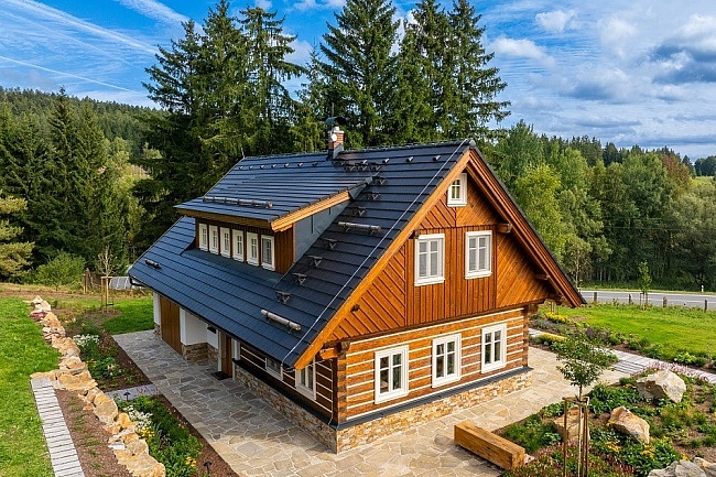 Roubenka se saunou na �umav� - Boub�nsk� prales