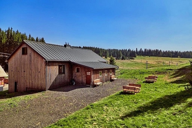 Horsk� chata - Jelen� - Kru�nohorsk� magistr�la