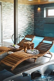 Wellness chata a baz�n - z�mek Konopi�t� - Blan�k