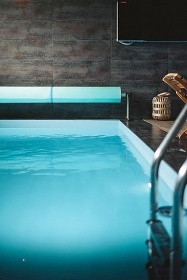 Wellness chata a baz�n - z�mek Konopi�t� - Blan�k