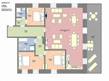 Rekrea�n� d�m s vnit�n�m baz�nem - Podkrkono��