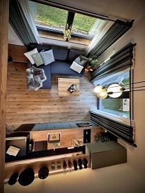 Chata s v��ivkou - rozhledna �al� - Krkono�e