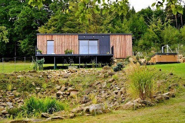 Glampingov� chata s v��ivkou - Vala�sk� kopce