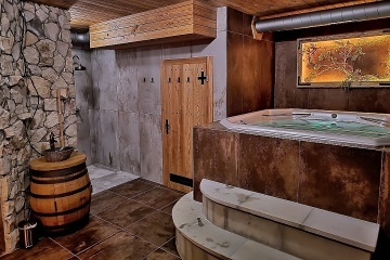 Dv� roubenky s wellness - Stezka Zemsk� br�na