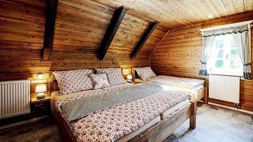 Dv� roubenky s wellness - Stezka Zemsk� br�na