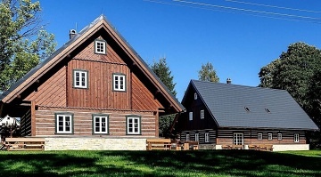 Dv� roubenky s wellness - Stezka Zemsk� br�na