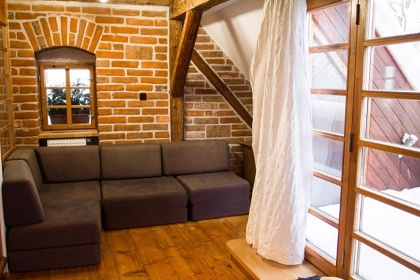 Chalupa vnitn bazn a sauna - Broumovsko