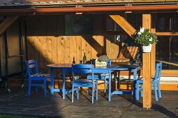 Chalupa vnitn bazn a sauna - Broumovsko