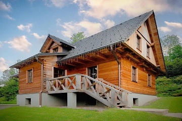 Dv� chalupy a baz�n - Kr�lick� Sn�n�k - Sky Bridge