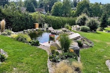 Sruby lesn� stezka - koupac� jez�rko - �esk� Kanada