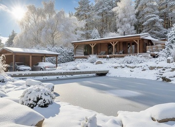 Sruby lesn� stezka - koupac� jez�rko - �esk� Kanada