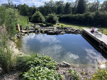 Sruby lesn� stezka - koupac� jez�rko - �esk� Kanada