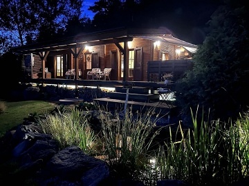 Sruby lesn� stezka - koupac� jez�rko - �esk� Kanada