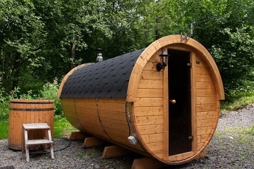 Glamping s wellness - samota u �eky - �elezn� hory