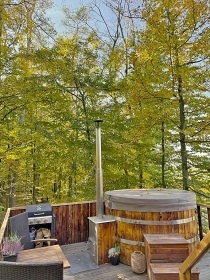 Glamping s wellness - B�l� Karpaty - Luha�ovice