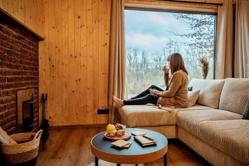 Glamping s wellness - B�l� Karpaty - Luha�ovice