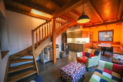 Chata baz�n a wellness - Trutnovsko - rybn�k Dolce