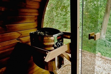 Glamping se saunou �esk� r�j - P��hrazsk� sk�ly