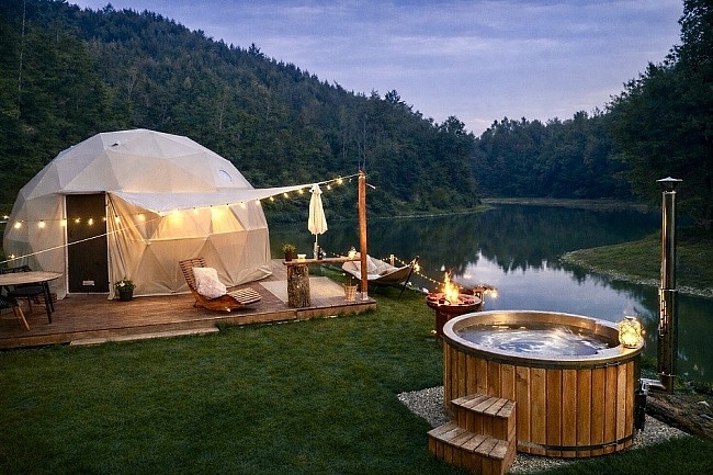 Wellness glamping u vody - Koko��nsko - M�ch�v kraj