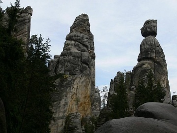 Chalupy Adr�pa�sko Teplick� sk�ly - CHKO Broumovsko