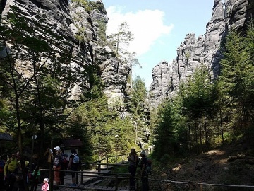 Chalupy Adr�pa�sko Teplick� sk�ly - CHKO Broumovsko