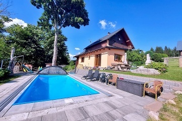 Rodinn� chata - baz�n a wellness - Jizerky