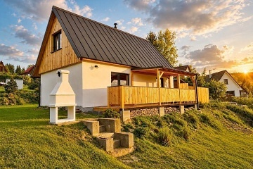 Chata u lesa - Lipensk� p�ehrada - ji�n� �echy