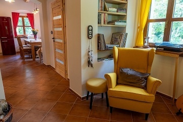 Chalupa Cesta z m�sta - P��se�nice - Kru�n� hory