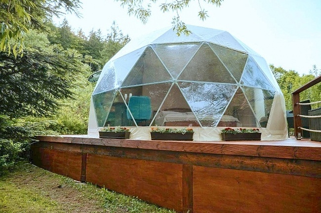 Glamping s koupac�m sudem - Ple�ivec - Kru�n� hory