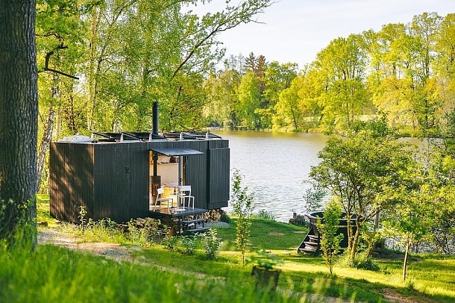 Glamping s wellness - Hejlovský rybník - Vysočina