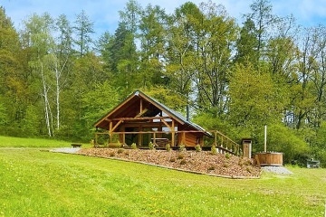 Wellness srub samota u lesa - Glamping Klatovsko