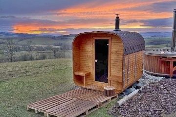 Wellness srub samota u lesa - Glamping Klatovsko