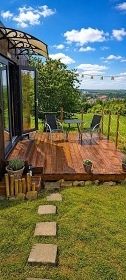 Glamping Ch�iby - hrad Buchlov - B�l� Karpaty