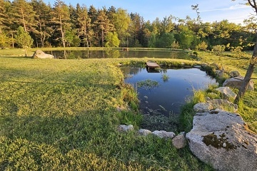 Glamping samota u rybn�ka - hrad Land�tejn - Tel�