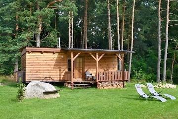 Glamping samota u rybn�ka - hrad Land�tejn - Tel�