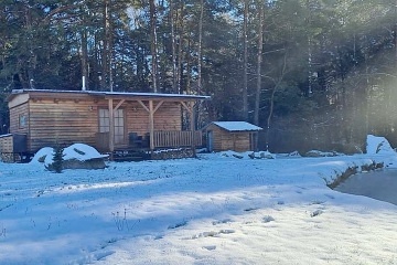 Glamping samota u rybn�ka - hrad Land�tejn - Tel�